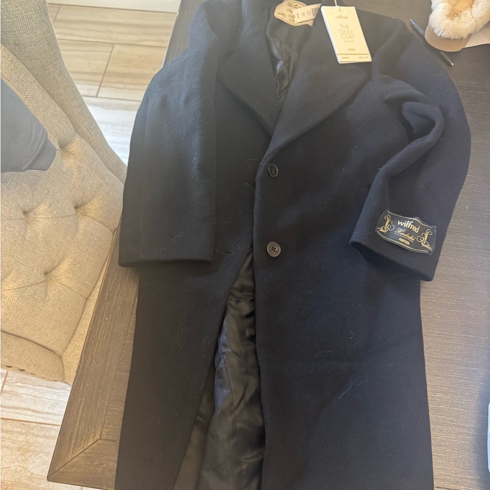 Aritzia Midnight Trench Coat